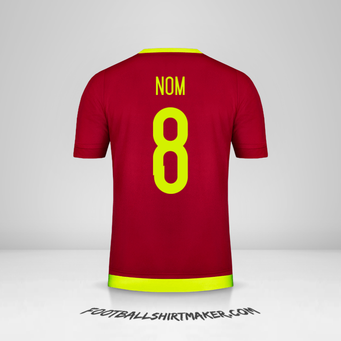 Maillot Venezuela 2015/17 -  nom - 8