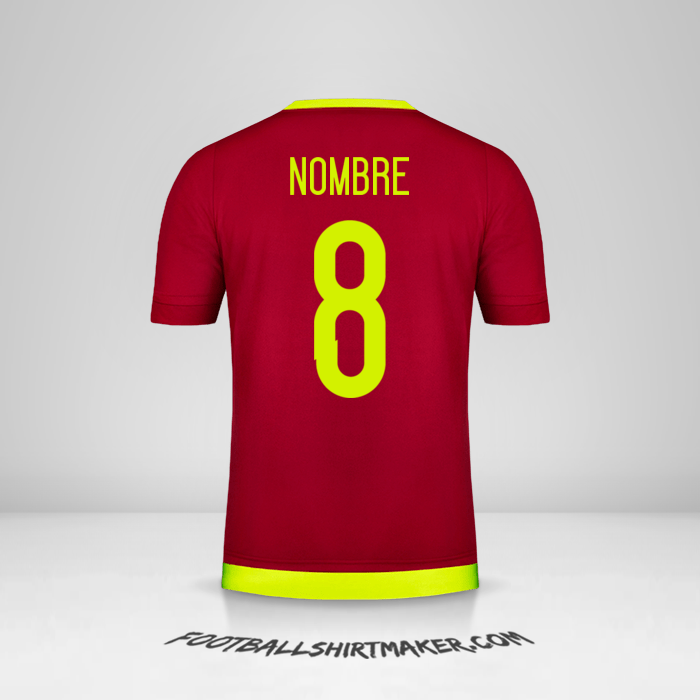 Jersey Venezuela 2015/17 -  nombre - 8