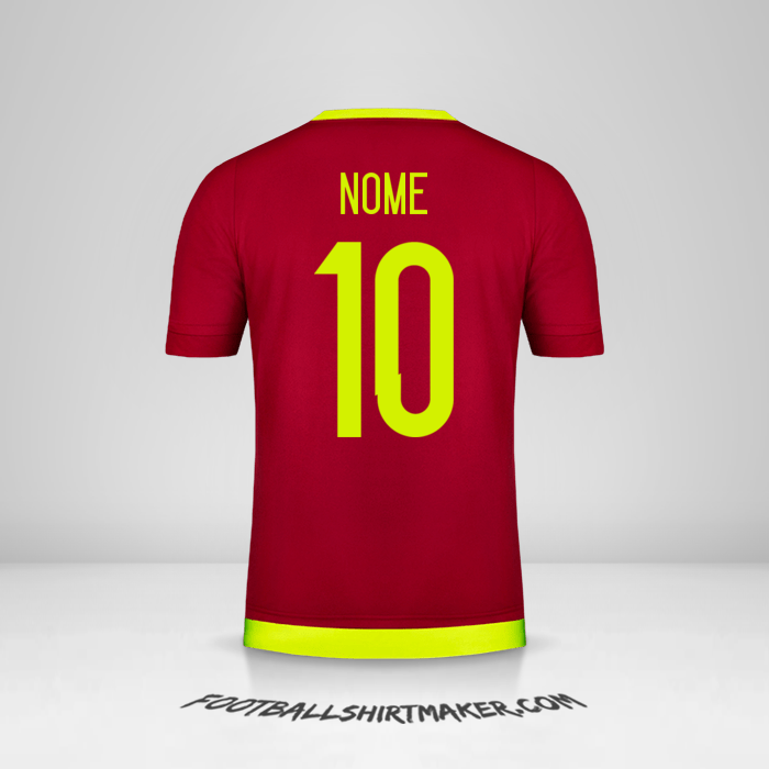 Maglia Venezuela 2015/17 -  nome - 10