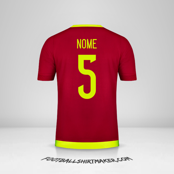 Maglia Venezuela 2015/17 -  nome - 5