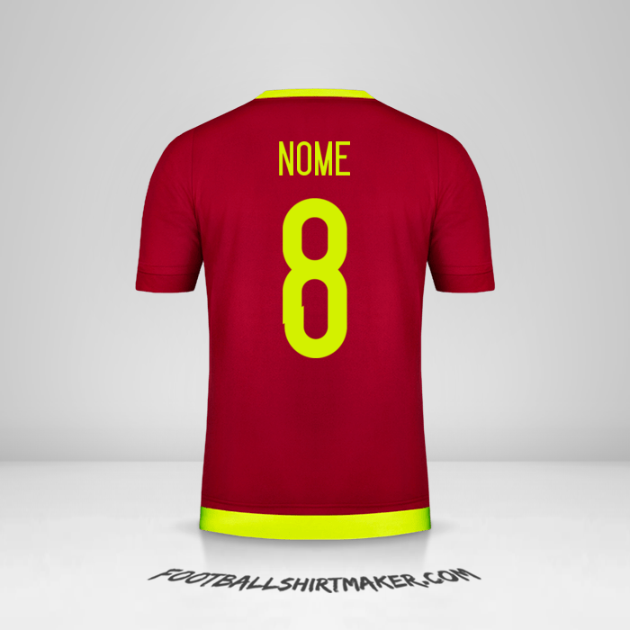 Camisa Venezuela 2015/17 -  nome - 8