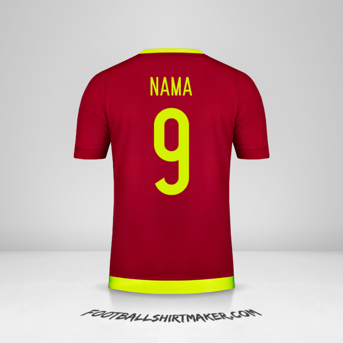 Jersey Venezuela 2015/17 -  nama - 9