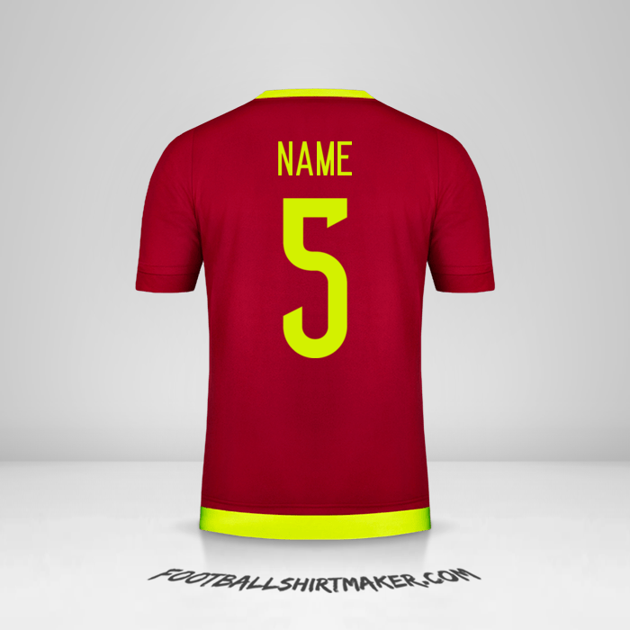 Shirt Venezuela 2015/17 -  name - 5