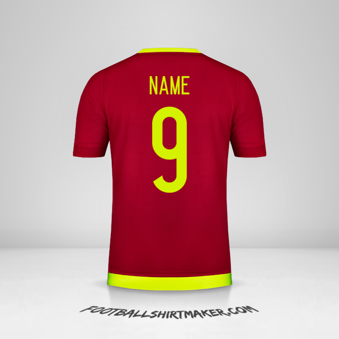 Trikot Venezuela 2015/17 -  name - 9