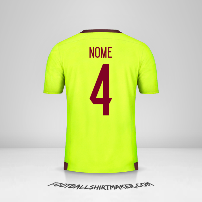 Maglia Venezuela 2015/17 Seconda -  nome - 4