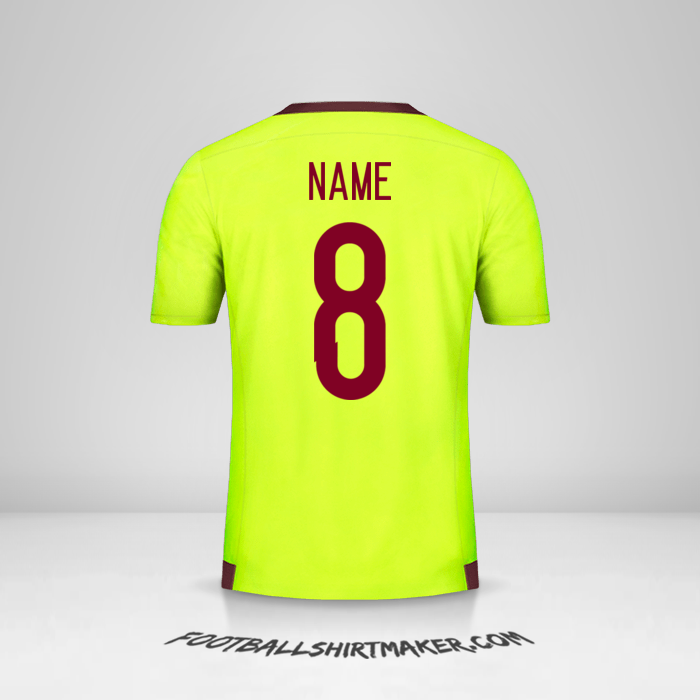 Trikot Venezuela 2015/17 Auswärts -  name - 8