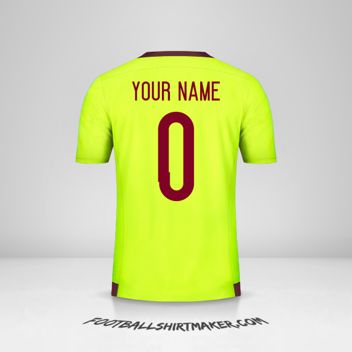 Jersey Venezuela 2015/17 II -  your name - 0
