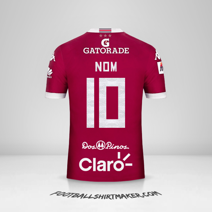 Maillot Deportivo Saprissa 2016 -  nom - 10