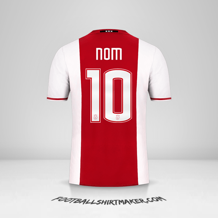 Maillot AFC Ajax 2016/17 -  nom - 10
