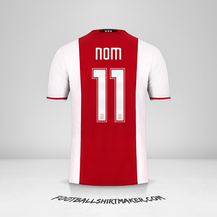 Maillot AFC Ajax 2016/17 -  nom - 11