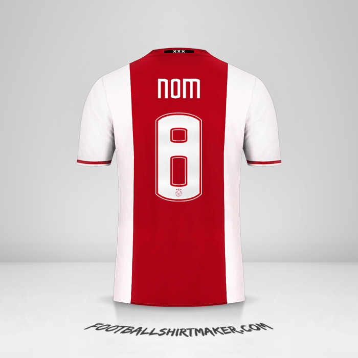 Maillot AFC Ajax 2016/17 -  nom - 8