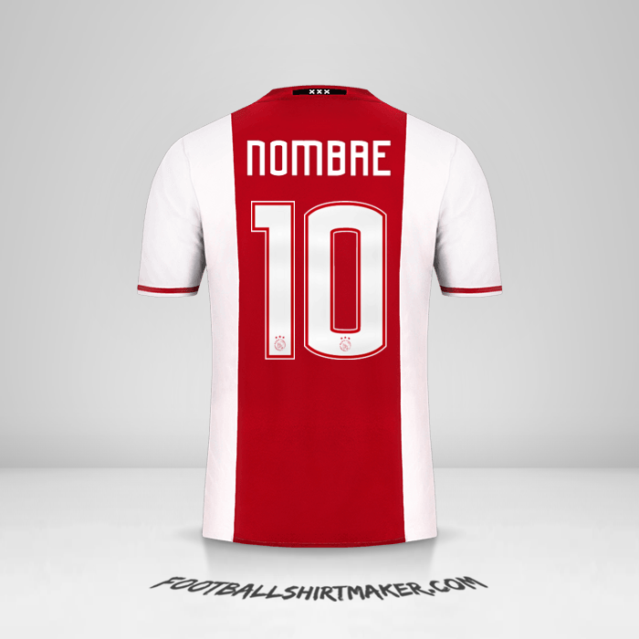 Jersey AFC Ajax 2016/17 -  nombre - 10