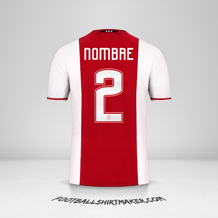 Camiseta AFC Ajax 2016/17 -  nombre - 2