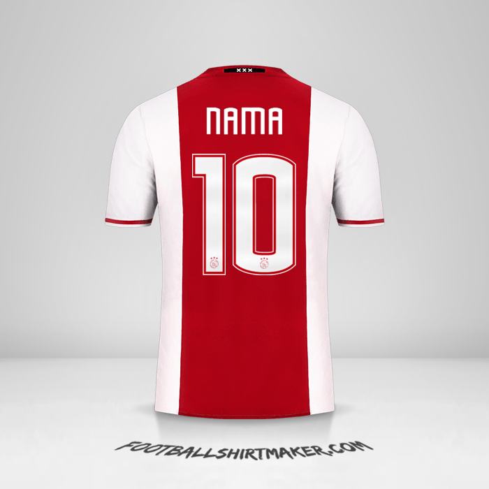 Jersey AFC Ajax 2016/17 -  nama - 10