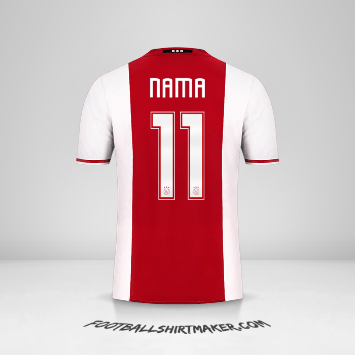 Jersey AFC Ajax 2016/17 -  nama - 11