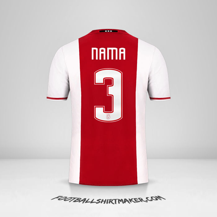 Jersey AFC Ajax 2016/17 -  nama - 3