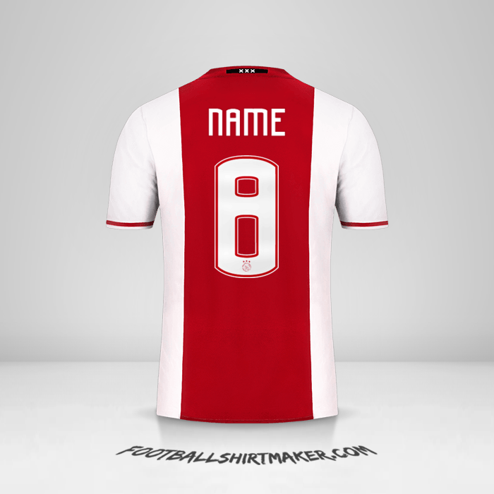 Jersey AFC Ajax 2016/17 -  name - 8