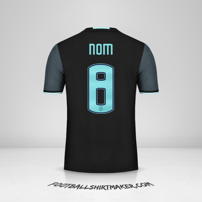 Maillot AFC Ajax 2016/17 Extérieur -  nom - 8