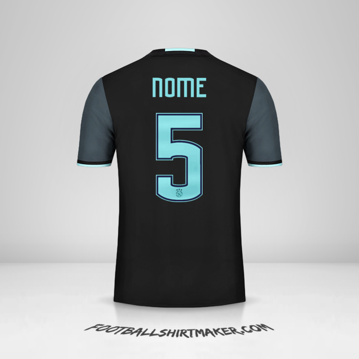 Maglia AFC Ajax 2016/17 Seconda -  nome - 5