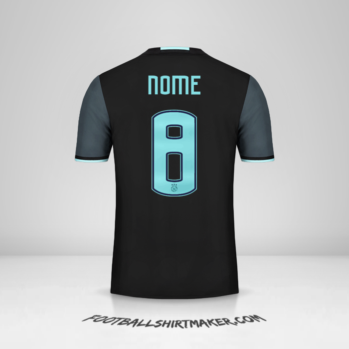 Maglia AFC Ajax 2016/17 Seconda -  nome - 8