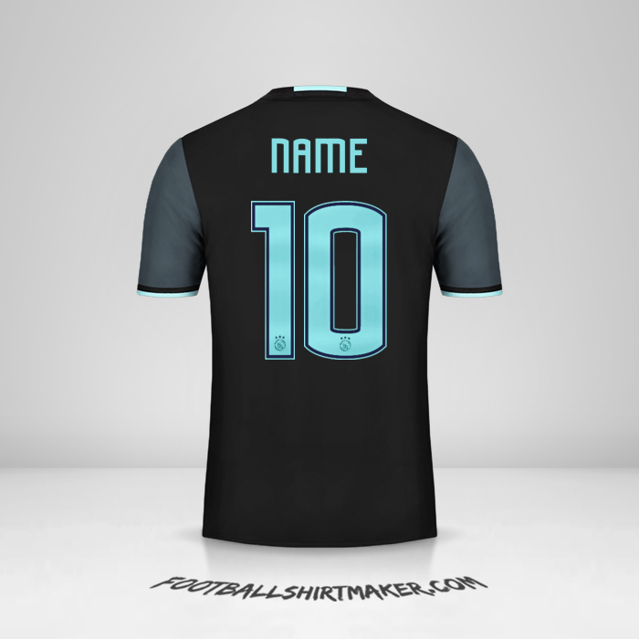 Shirt AFC Ajax 2016/17 Away -  name - 10