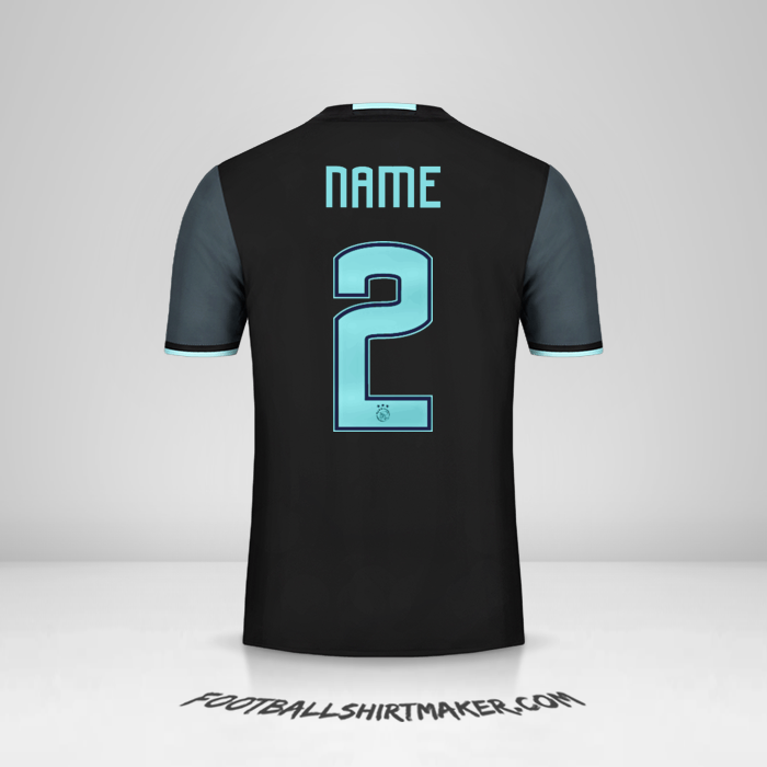 Shirt AFC Ajax 2016/17 Away -  name - 2
