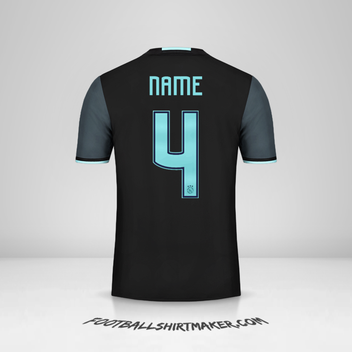 Shirt AFC Ajax 2016/17 Away -  name - 4