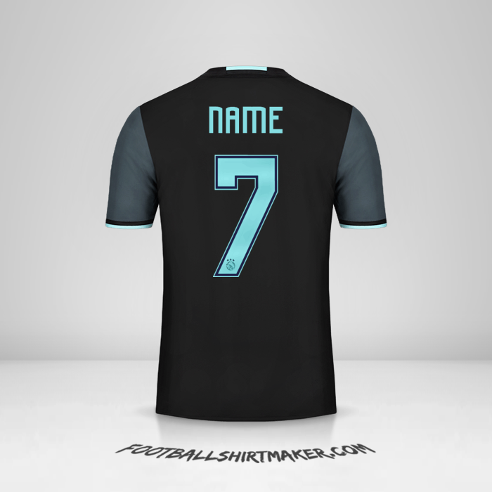 Trikot AFC Ajax 2016/17 Auswärts -  name - 7
