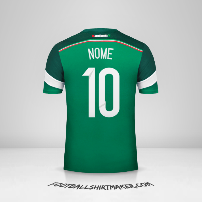 Maglia Messico 2014 -  nome - 10