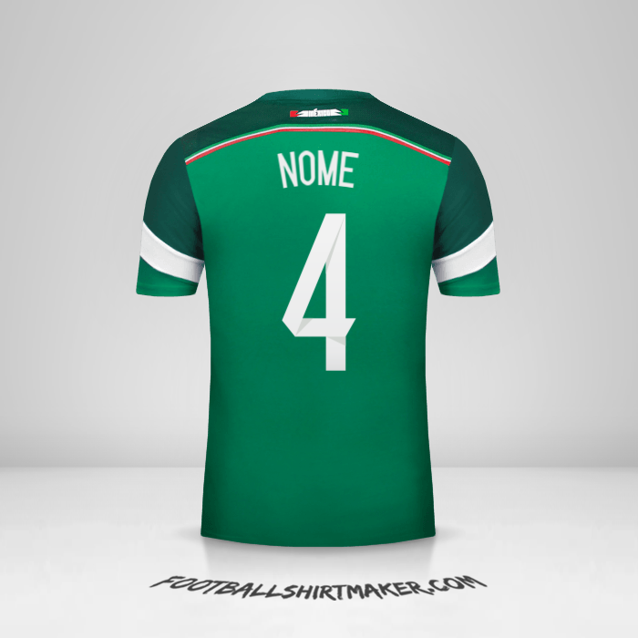 Maglia Messico 2014 -  nome - 4