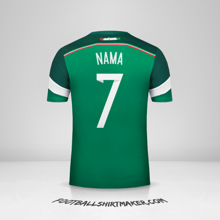 Jersey Meksiko 2014 -  nama - 7