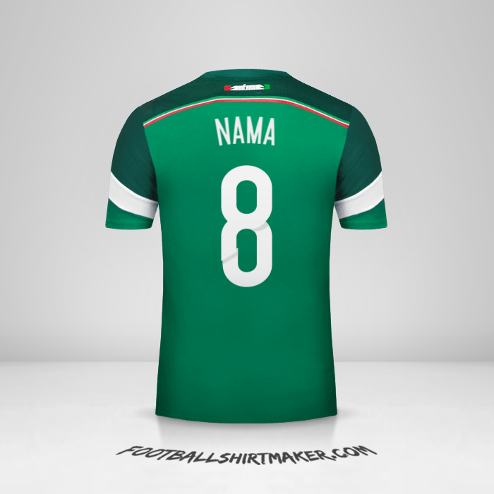 Jersey Meksiko 2014 -  nama - 8