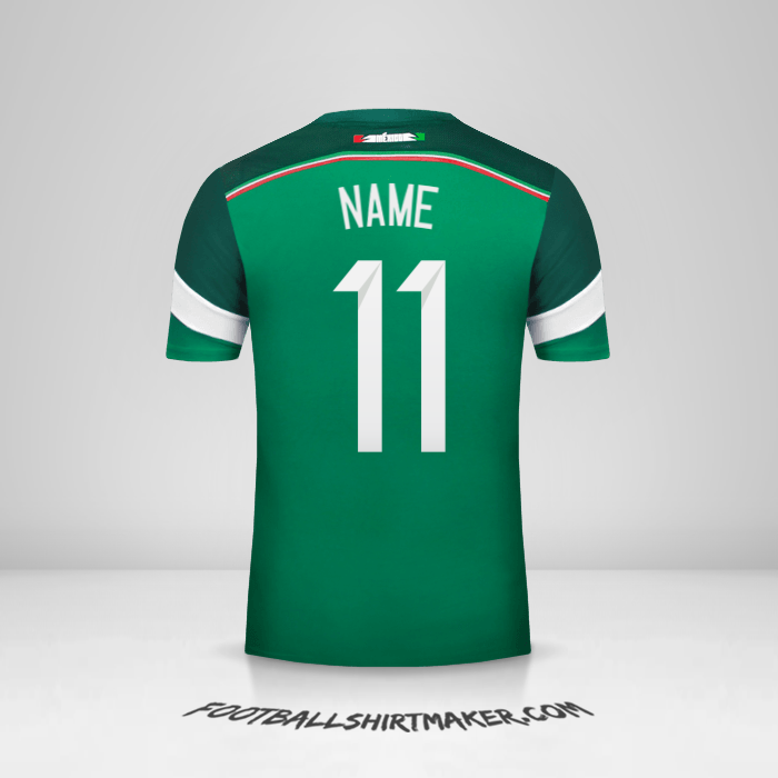 Shirt Mexico 2014 -  name - 11
