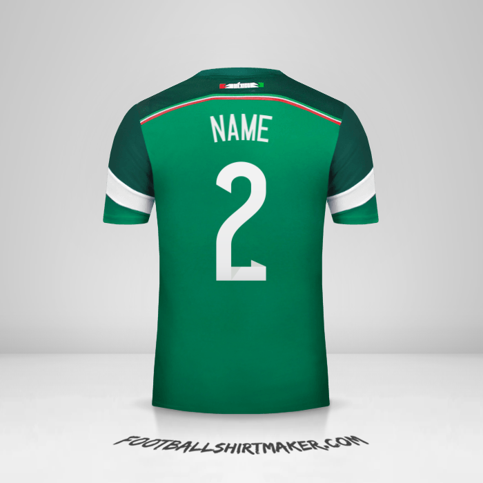Shirt Mexico 2014 -  name - 2