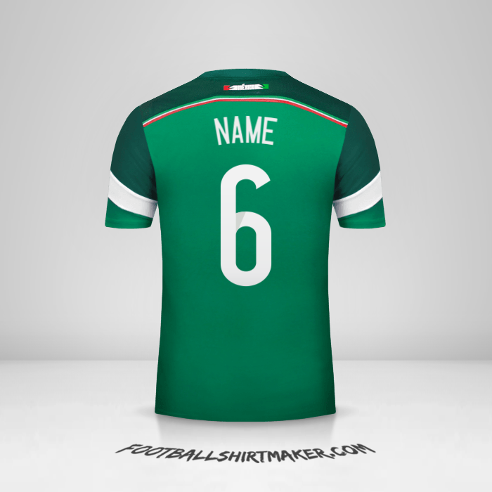 Shirt Mexico 2014 -  name - 6