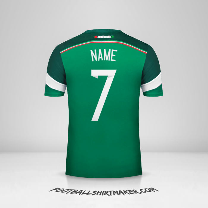 Trikot Mexiko 2014 -  name - 7