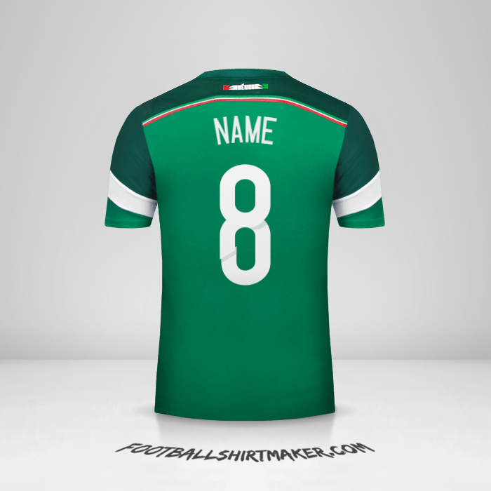 Shirt Mexico 2014 -  name - 8