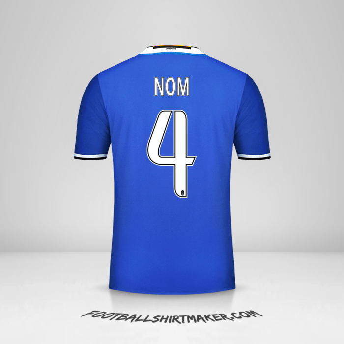 Maillot Juventus FC 2016/17 Extérieur -  nom - 4
