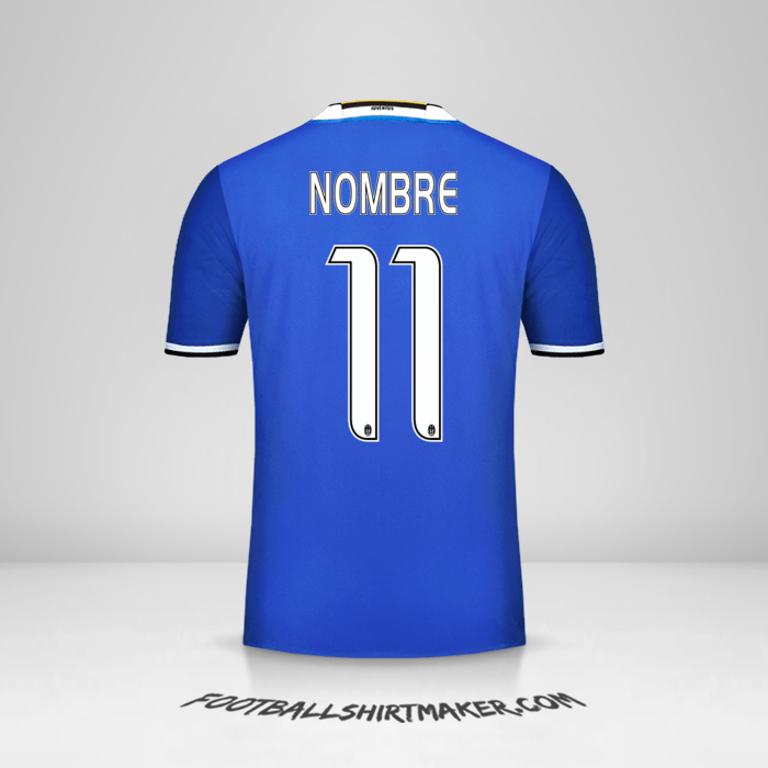 Camiseta Juventus FC 2016/17 Visita -  nombre - 11