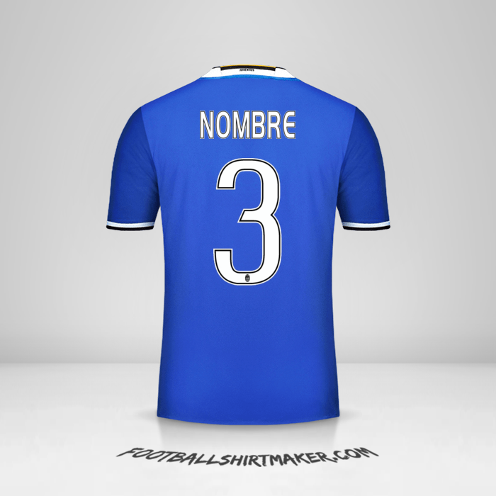 Camiseta Juventus FC 2016/17 Visita -  nombre - 3