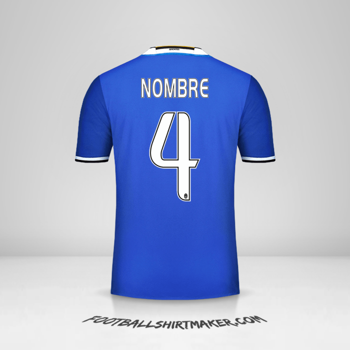 Jersey Juventus FC 2016/17 Visita -  nombre - 4