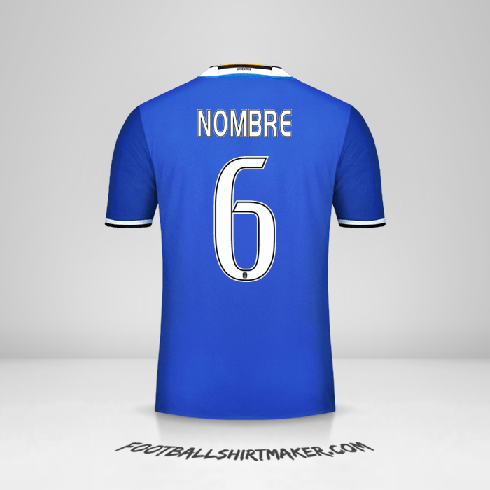 Camiseta Juventus FC 2016/17 Visita -  nombre - 6