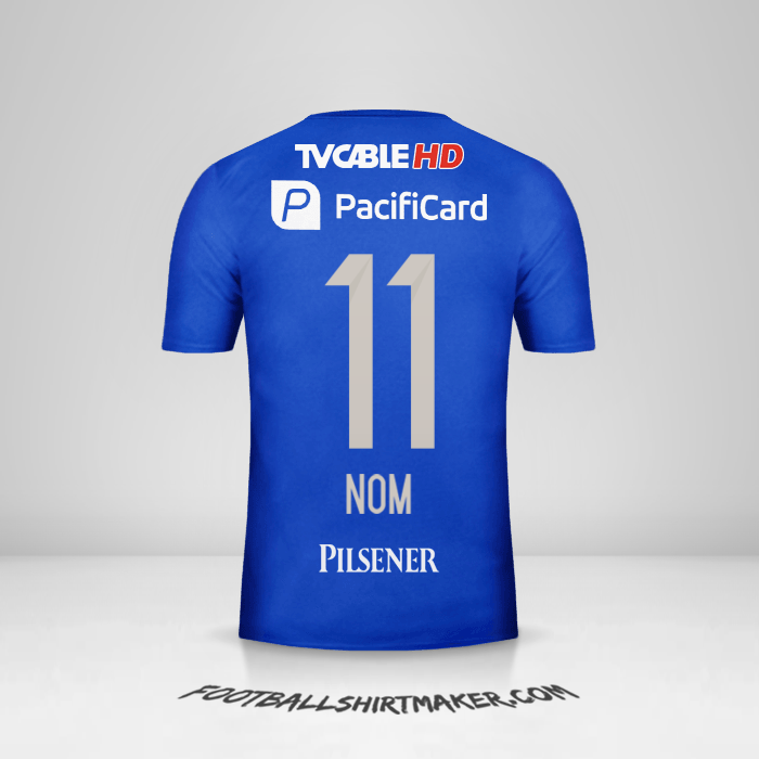 Maillot Emelec 2016 -  nom - 11