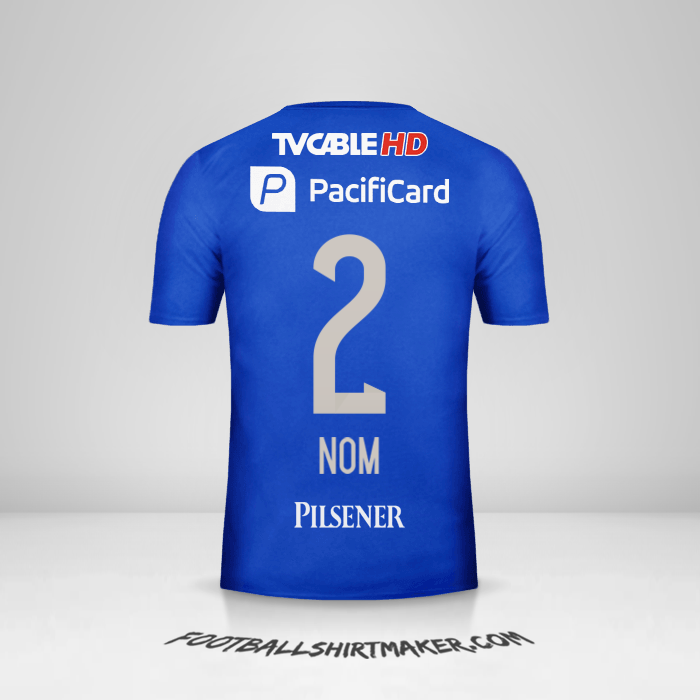 Maillot Emelec 2016 -  nom - 2