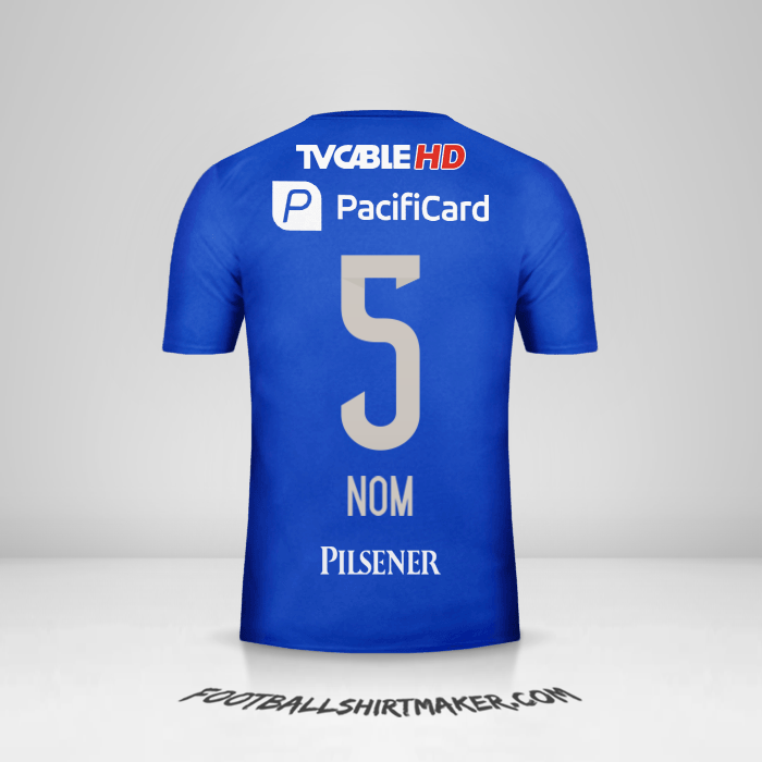 Maillot Emelec 2016 -  nom - 5