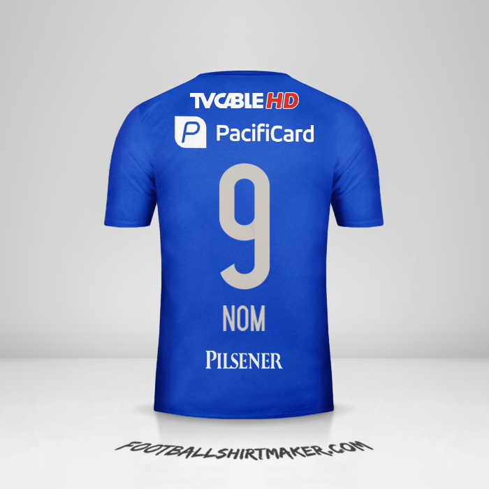 Maillot Emelec 2016 -  nom - 9