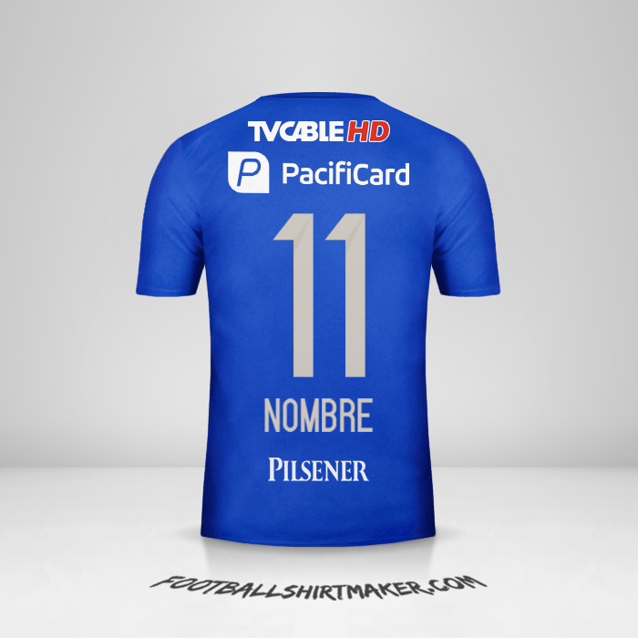 Jersey Emelec 2016 -  nombre - 11