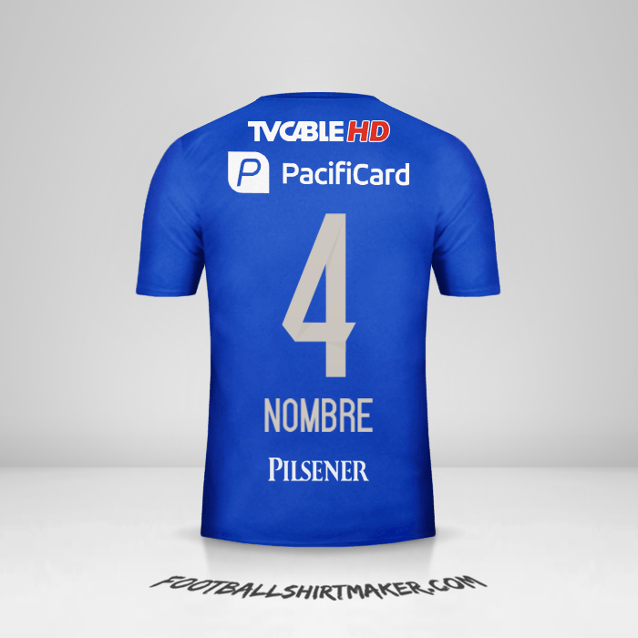 Camiseta Emelec 2016 -  nombre - 4
