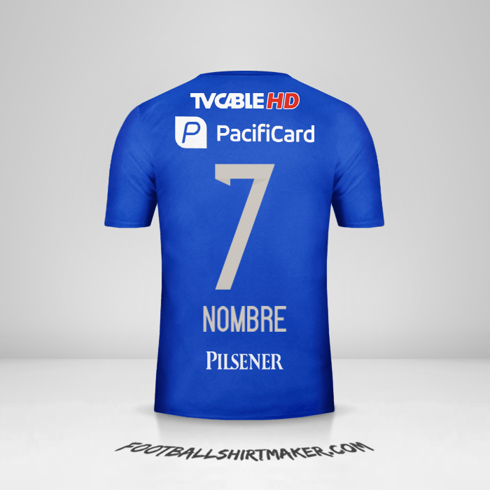 Camiseta Emelec 2016 -  nombre - 7