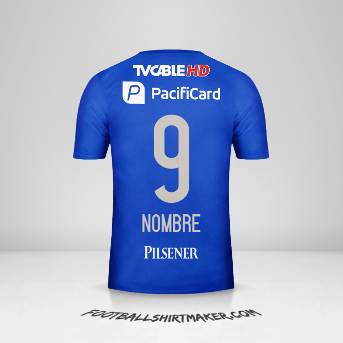 Jersey Emelec 2016 -  nombre - 9